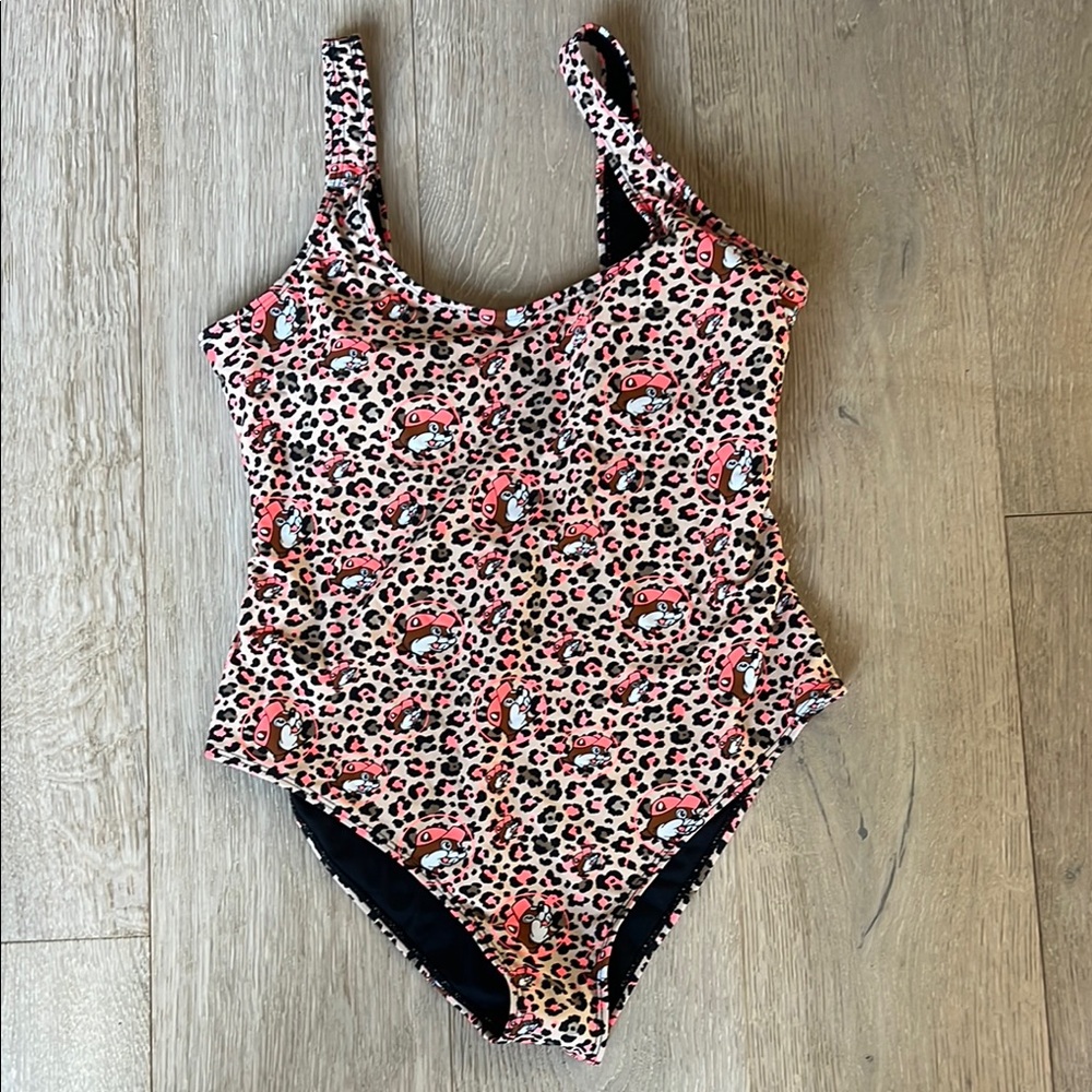 Buc-ee’s Leopard Print One-Piece Swimsuit
